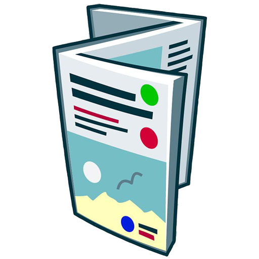 Image of a clipart brochure